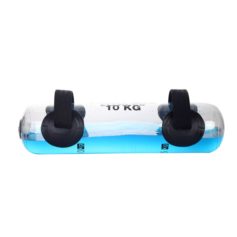 Elevate Your Fitness Routine with the Transparent Cylindrical Weight-bearing Fitness Water Dumbbell